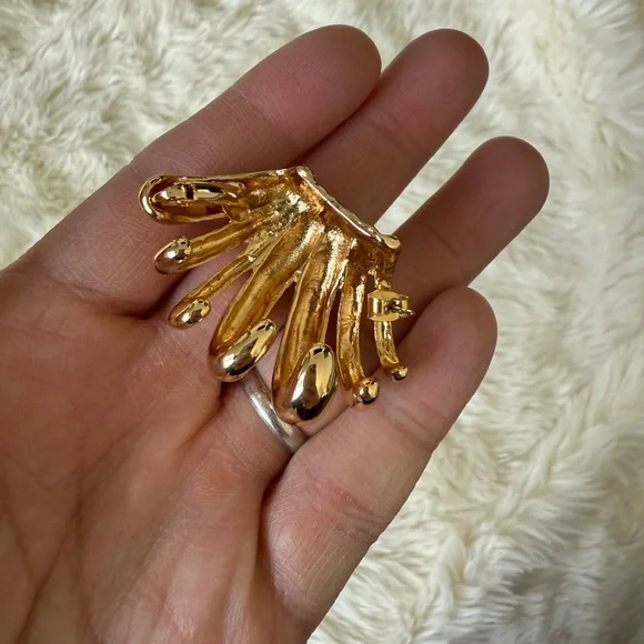 Zara MAXI EAR CUFF EARRINGS - Picture 5 of 6